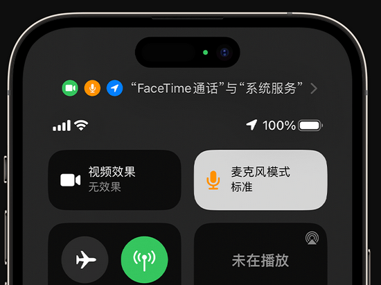 东海苹果授权维修网点分享iPhone在通话时让你的声音更清晰 