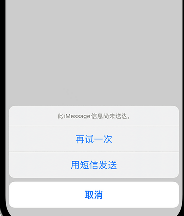东海apple维修iPhone上无法正常发送iMessage信息