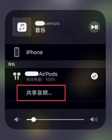 东海苹果14音频维修点分享iPhone14音频共享设置方法 