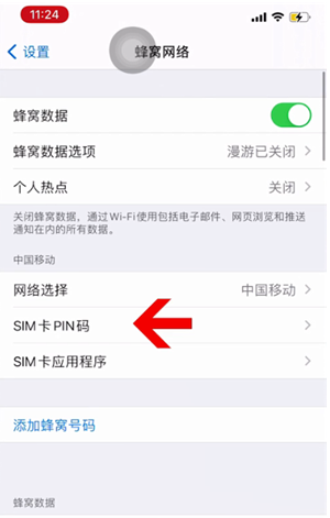 东海苹果14维修网分享如何给iPhone14的SIM卡设置密码 