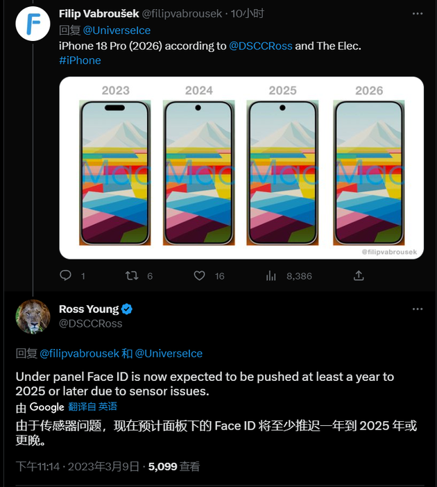 东海苹果手机维修分享:屏下Face ID有什么优势？iPhone何时会有屏下Face ID？ 